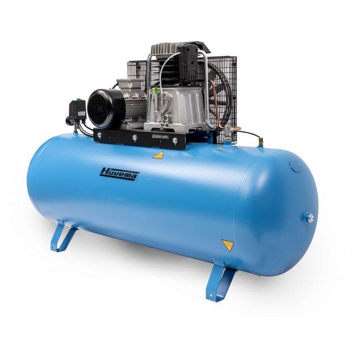 V-snaar zuigercompressor oliesmering 400 V - 500 liter - 5.5 kW kopen? | Huvema