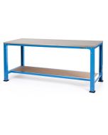 Werktafel 200 x 70 cm met RVS werkblad